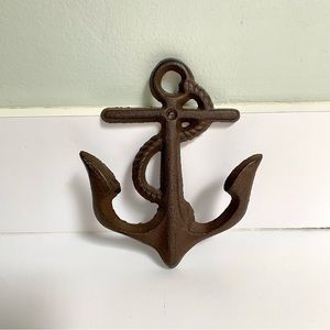 Iron Nautical Anchor Home Accent //  Wall Decor Excellent Condition